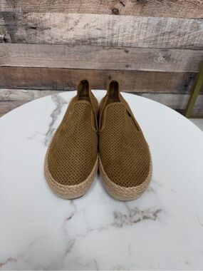 ESPRIT brown slip on espadrille Nadine 8.5